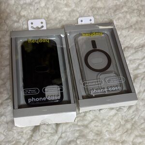 Heyday Black and Clear Phone Case Set for iPhone X/XS/11 Pro